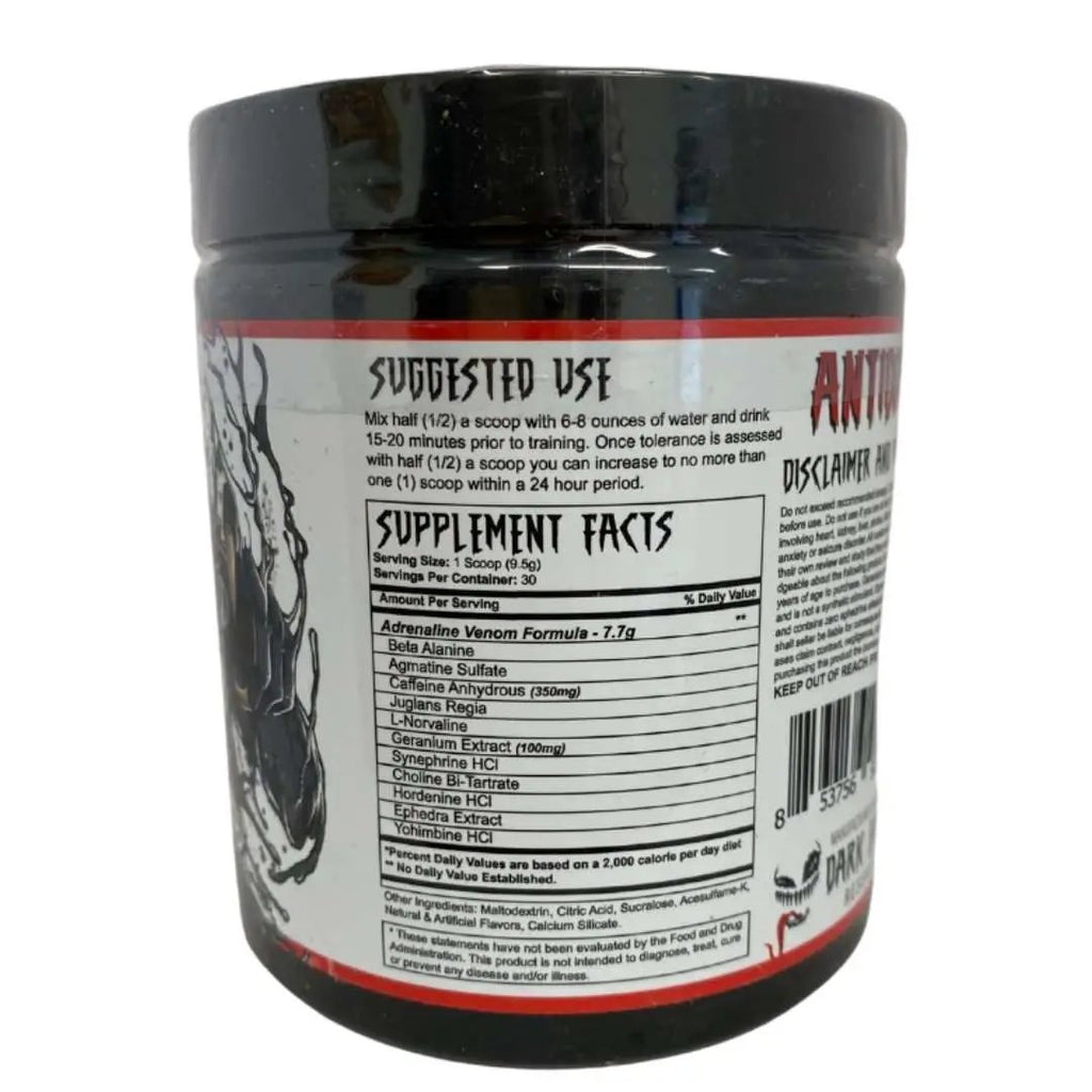 Venom Pre Workout Supps Central