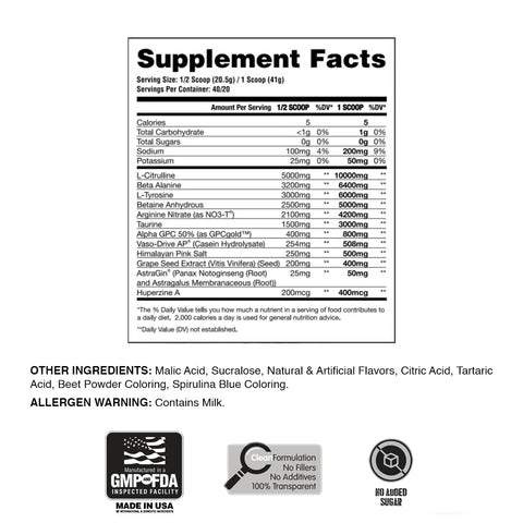 Bare Knuckle Pre Workout V6