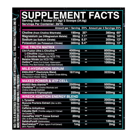 DVST8 25 Ultra-Dosed Pre Workout