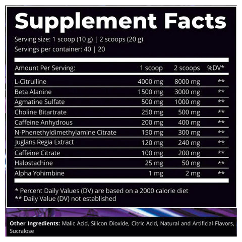 Dark Labs Crack Pre Workout