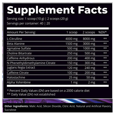 Dark labs Crack Pre Workout