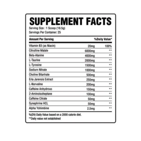 M2 Pre Workout