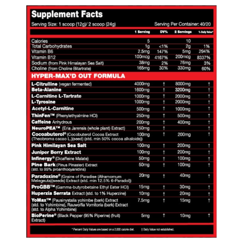 Hyperblaze Pre Workout