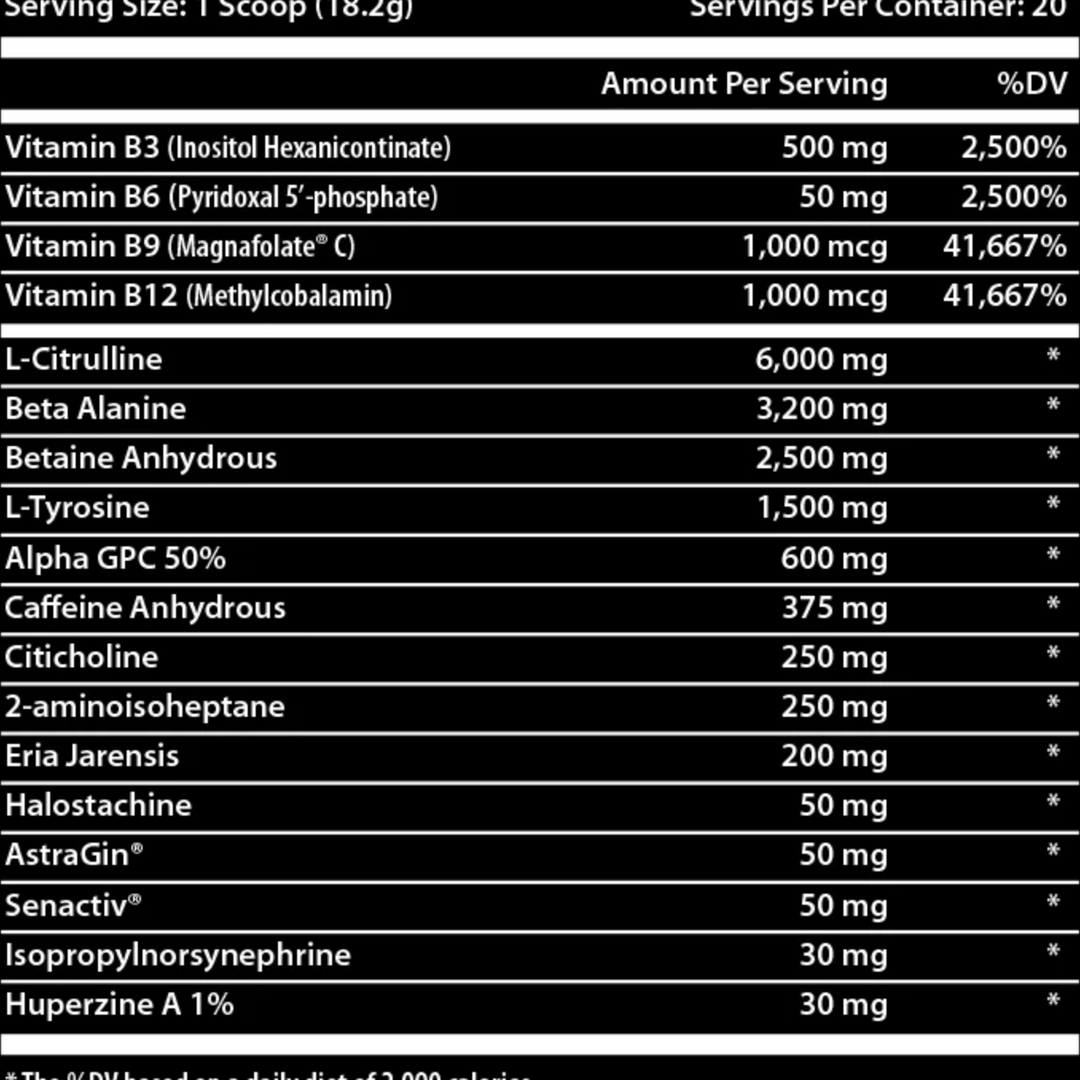 Savage AF Pre Workout Supps Central