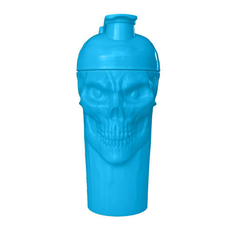 JNX Sports The Curse Skull Shaker Bottle Blue