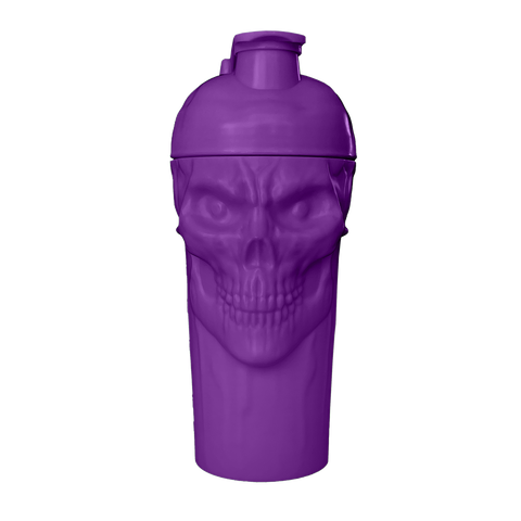 JNX Sports The Curse Skull Shaker Bottle Grape