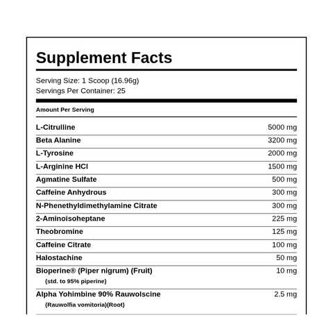 Legit Pre Workout
