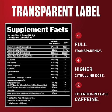 Superhuman Pre Workout