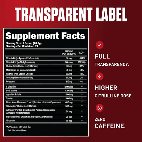 Superhuman Pump Pre Workout