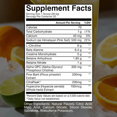 Thuper Pump Pre Workout