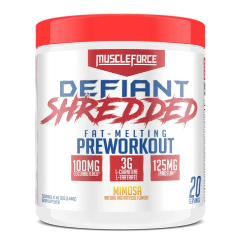 MuscleForce Defiant Shredded - Supps Central